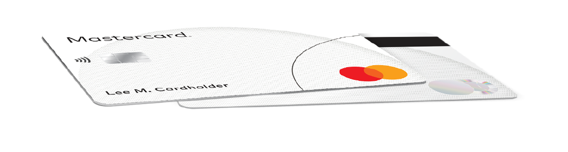 Image of non-compliant use of Mastercard card artwork in marketing