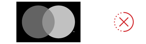 Image of a common mistake using the Mastercard brand Image of a common mistake using the Mastercard brand