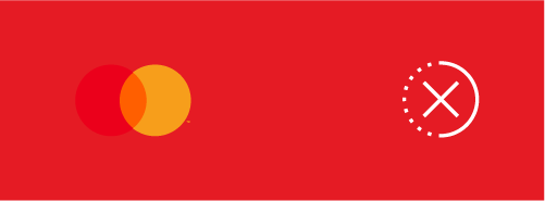 Image of insufficient background contrast for the Mastercard logo Image of insufficient background contrast for the Mastercard logo