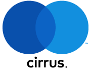 Vertical Cirrus Brand Mark for use on white and light backgrounds